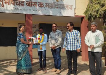 लोहारा शहरातील नेताजी सुभाषचंद्र बोस महाविद्यालयाचा विद्यार्थी संघदीप कांबळेचे कुमार केसरी कुस्ती स्पर्धेत यश