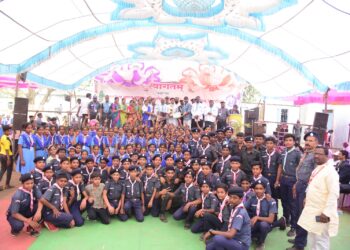 लोहारा शहरात आयोजित स्काऊट आणि गाईड्सच्या जिल्हा मेळाव्याचा समारोप ; भव्य शोभयात्रेने वेधले सर्वांचे लक्ष – हायस्कुल लोहारा शाळा चॅम्पियन