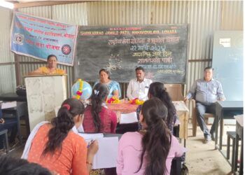 लोहारा येथील शंकरराव जावळे पाटील महाविद्यालयात जागतिक जल दिवस साजरा