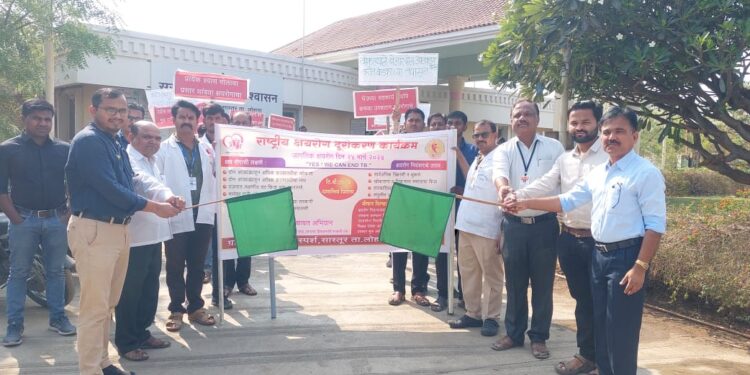 लोहारा तालुक्यातील सास्तुर येथील स्पर्श ग्रामीण रुग्णालयाकडून जागतिक क्षयरोग दिनानिमित्त रॅली व कार्यक्रम – निक्षयमित्र योजनेच्या पोषण आहारामुळे क्षयरुग्णांच्या तब्येतीत झपाट्याने सुधारणा – रमाकांत जोशी