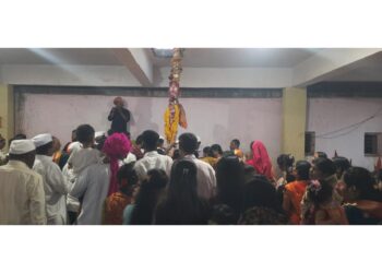 भातागळी येथील मानाच्या काठीचे मोठ्या उत्साहात स्वागत; दोन दिवसीय यात्रा संपन्न