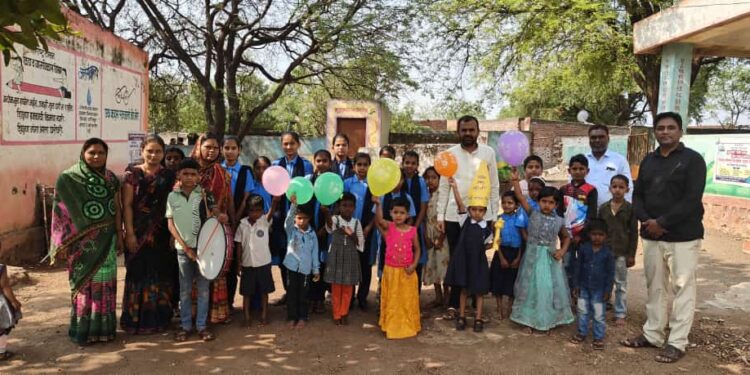 बेलवाडी जिल्हा परिषद शाळेत शाळा पूर्वतयारी मेळावा