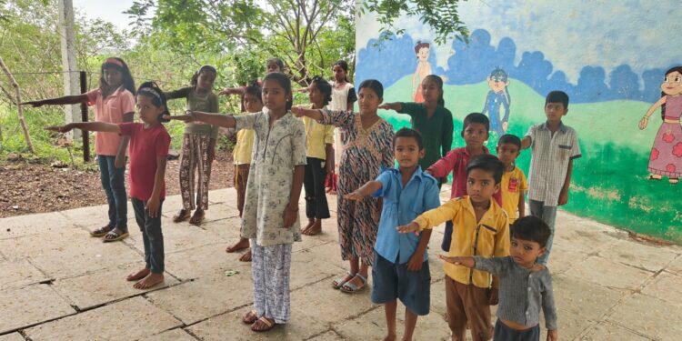 बेलवाडी जिल्हा परिषद शाळेमध्ये उन्हाळी वर्ग