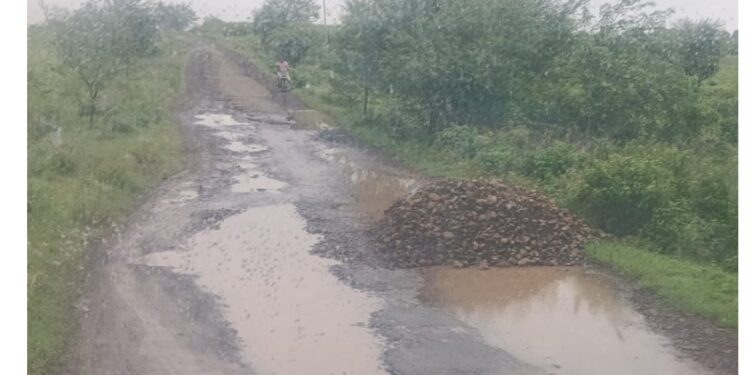 उंडरगाव ते तोरंबा पाटी रस्त्याची दुरावस्था; लोकप्रतिनिधींनी लक्ष देऊन रस्त्याचे काम मार्गी लावण्याची ग्रामस्थांची मागणी