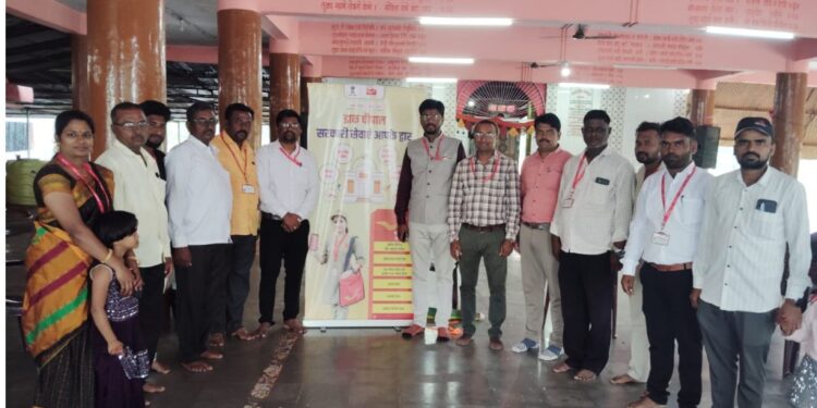 डाक विभागाच्या वतीने कानेगाव येथे डाक चौपाल (चावडी) कार्यक्रम; डाक विभागाच्या विविध सुविधांची दिली माहिती