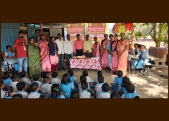 न्यू व्हिजन इंग्लिश स्कूलमध्ये रेंबो विक सेलिब्रेशन