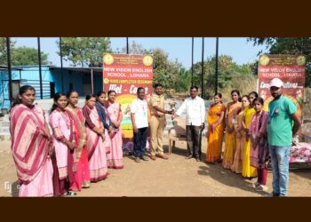 लोहारा शहरातील न्यू व्हिजन इंग्लिश स्कुलमध्ये क्रीडा स्पर्धा