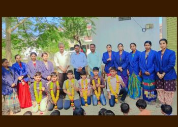 न्यू व्हिजन इंग्लिश स्कुलच्या विद्यार्थ्यांची राज्यस्तरीय  स्पर्धेसाठी निवड