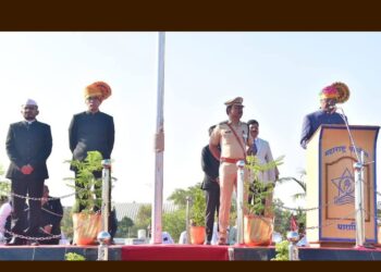 धाराशिव येथे ७६ वा भारतीय प्रजासत्ताक दिन मुख्य समारंभ उत्साहात संपन्न