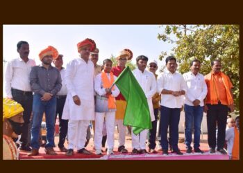 धाराशिव येथील ‘जय शिवाजी, जय भारत’ पदयात्रेत युवा वर्गाचा उत्स्फूर्त सहभाग