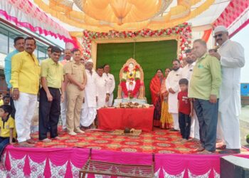 लोहारा शहरात पुण्यश्लोक अहिल्यादेवी होळकर जयंती साजरी; आज निघणार भव्य मिरवणूक