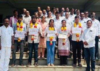 माकणी येथील महाविद्यालयातील विद्यार्थ्यांचे जिल्हास्तरीय आविष्कार स्पर्धेत यश