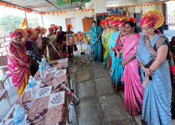 मुर्शदपुर येथे नूतन महिला लोकप्रतिनिधींचा सत्कार; जिजाऊ ब्रिगेडच्या ग्रामशाखेचे उद्घाटन