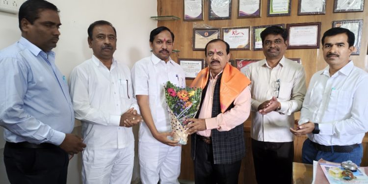 भारत शिक्षण संस्थेच्या माकणी महाविद्यालयाच्या प्रभारी प्राचार्यपदी डॉ. डी. व्ही. माने यांची नियुक्ती