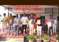 हायस्कूल लोहारा शाळेच्या वार्षिक अंकाचे विमोचन
