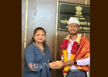 गटविकास अधिकारी ओंकार गायकवाड यांचा सत्कार