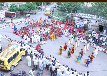 वडगाव येथे विद्यामाता शाळेची बालदिंडी मोठ्या उत्साहात साजरी