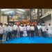 लोहारा (खुर्द) येथील लोकमंगल माऊली इंडस्ट्रीज लि. या साखर कारखान्याचे मिल रोलर पुजन