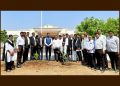 लोहारा न्यायालयात वृक्षारोपण; वृक्षसंवर्धनाचा दिला संदेश